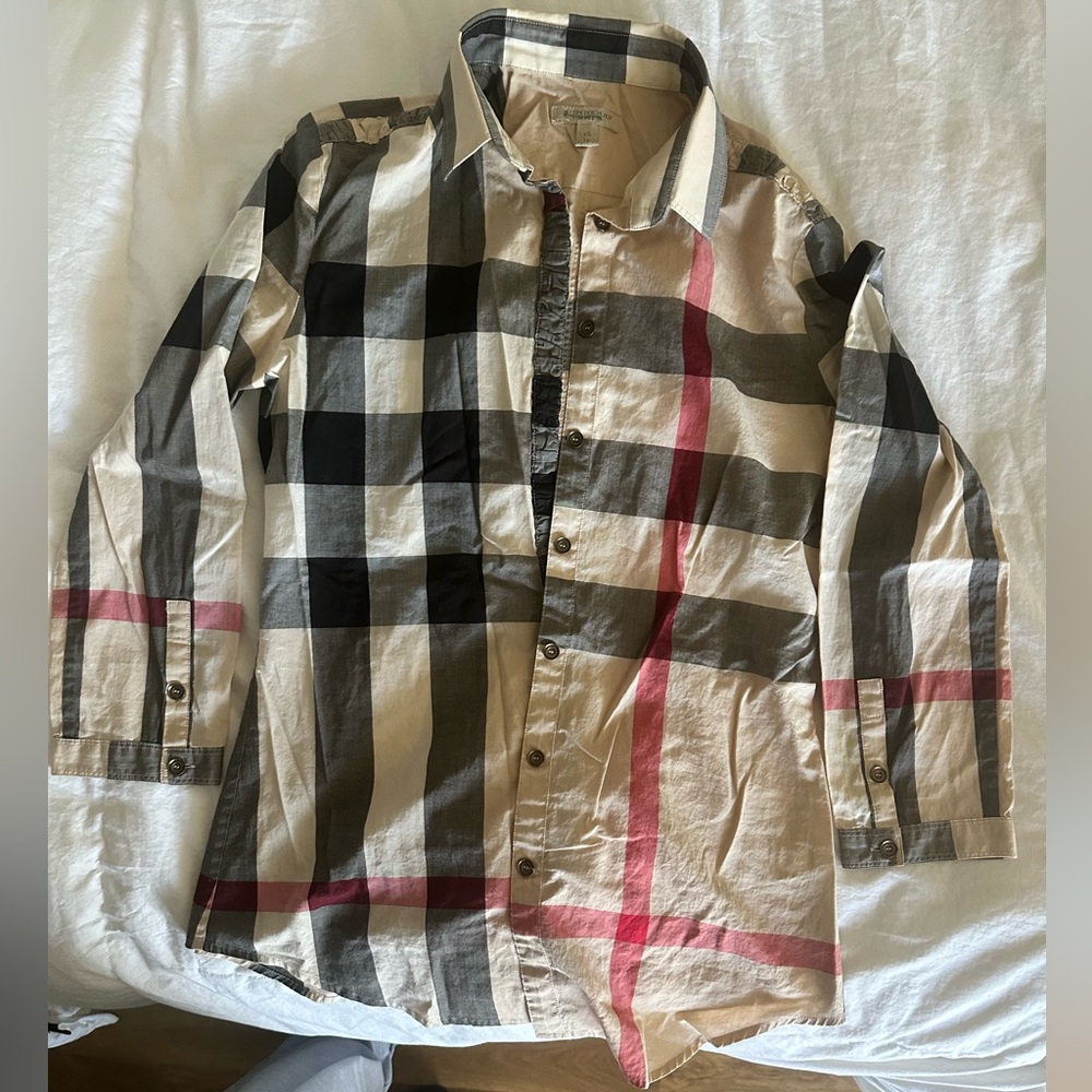 Burberry designer women button down
